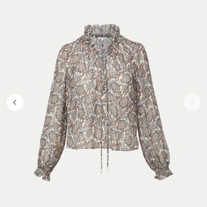 Veronica Beard Multicolor Paisley Blouse